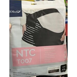 NEOTech Care NTC T007 Maternity Belt, Black, Adjustable‎ - Size XXL - New